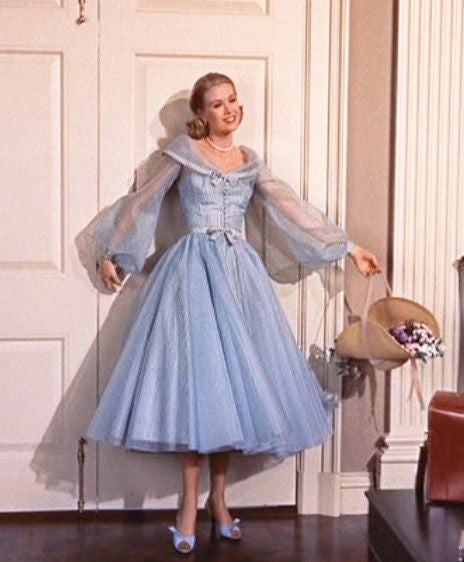 High Society Blue Grace Kelly Dress Prom Dress Hoprom High Society Blue Grace Kelly Dress Prom Dress Hoprom