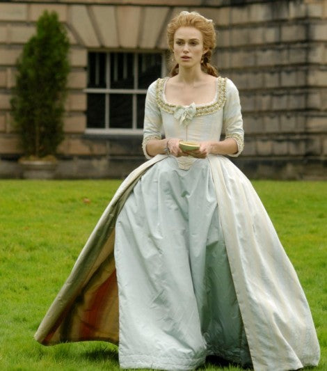 Keira Knightley Dress The Duchess Blue Half Sleeve Ball Gown Hoprom Keira Knightley Dress The Duchess Blue Half Sleeve Ball Gown Hoprom