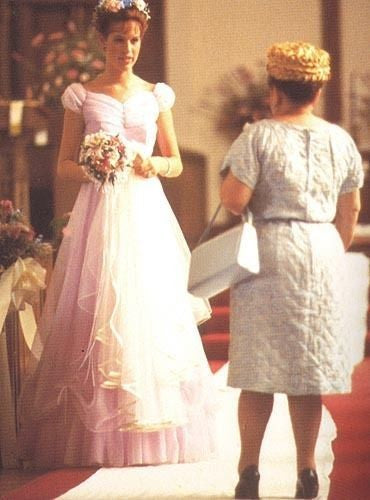 Molly Ringwald Dress Pink Cap Sleeve Prom Dress in Sixteen Candles