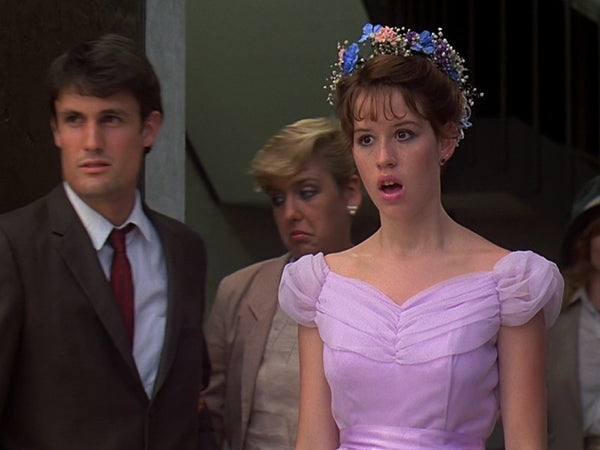 Molly Ringwald Dress Pink Cap Sleeve Prom Dress in Sixteen Candles