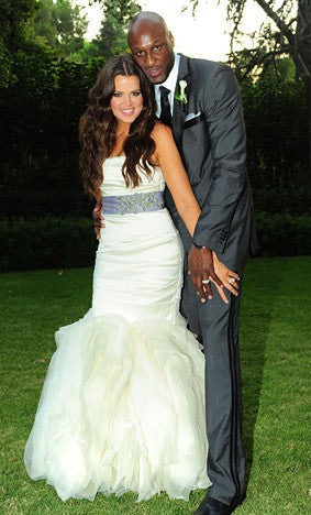 White Purple Khloe Kardashian Mermaid Strapless Sequins Wedding Dress Celebrity Bridal Dress For Sale Online