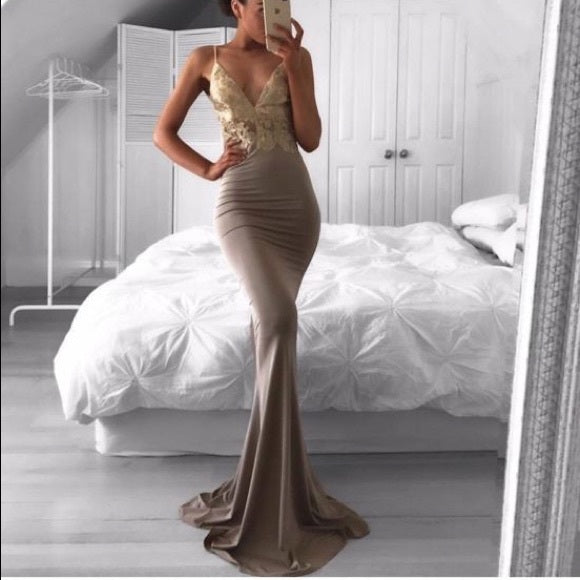 Spaghetti Straps Bodycon Long Prom Dresses Open Back Evening Dresses P Hoprom Spaghetti Straps Bodycon Long Prom Dresses Open Back Evening Dresses P Hoprom