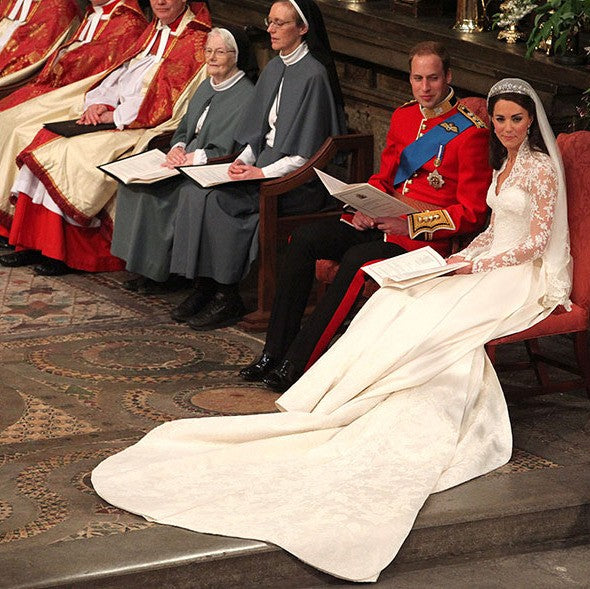 White Princess Kate Middleton Best Lace Sleeve Dress V Neck Wedding Dr Hoprom White Princess Kate Middleton Best Lace Sleeve Dress V Neck Wedding Dr Hoprom