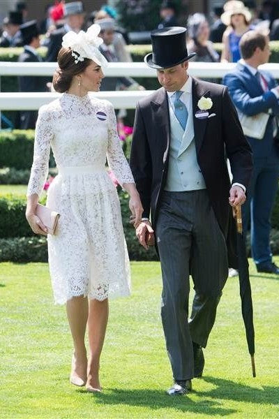 princess kate white lace dress Kate Middleton wears White Lace Dress by Alexander McQueen in Jamaica for Military Parade