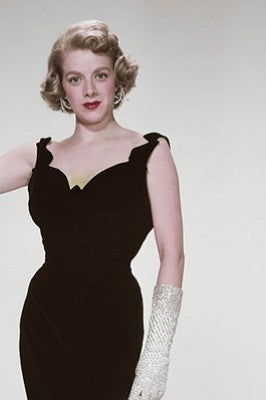 Rosemary Clooney as Betty Haynes Black Velvet Dress Prom Gown from Whi Hoprom Rosemary Clooney as Betty Haynes Black Velvet Dress Prom Gown from Whi Hoprom