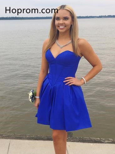 Simply Sweetheart Royal Blue Short Homecoming Dress Hoprom Simply Sweetheart Royal Blue Short Homecoming Dress Hoprom