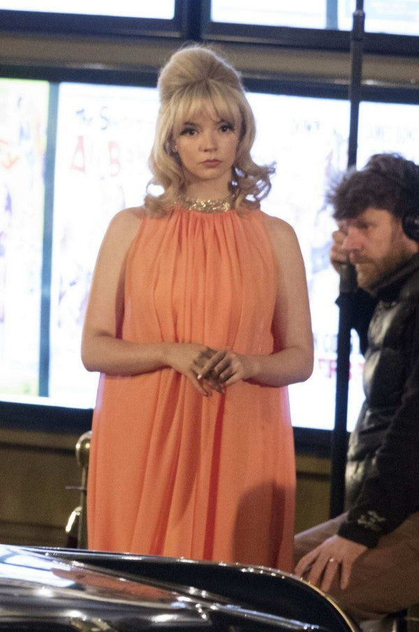 anya taylor joy orange dress Anya Taylor-Joy in Carolina Herrera and Alexandra Vauthier Couture