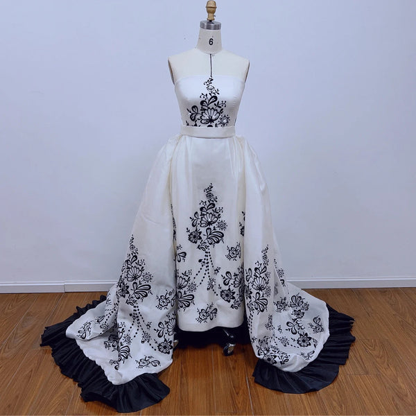 Audrey Hepburn Sabrina Dress Silk Organdy with Embroidered