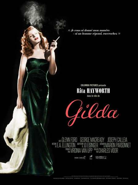 Black Gilda Rita Hayworth Dress Strapless Prom Dress