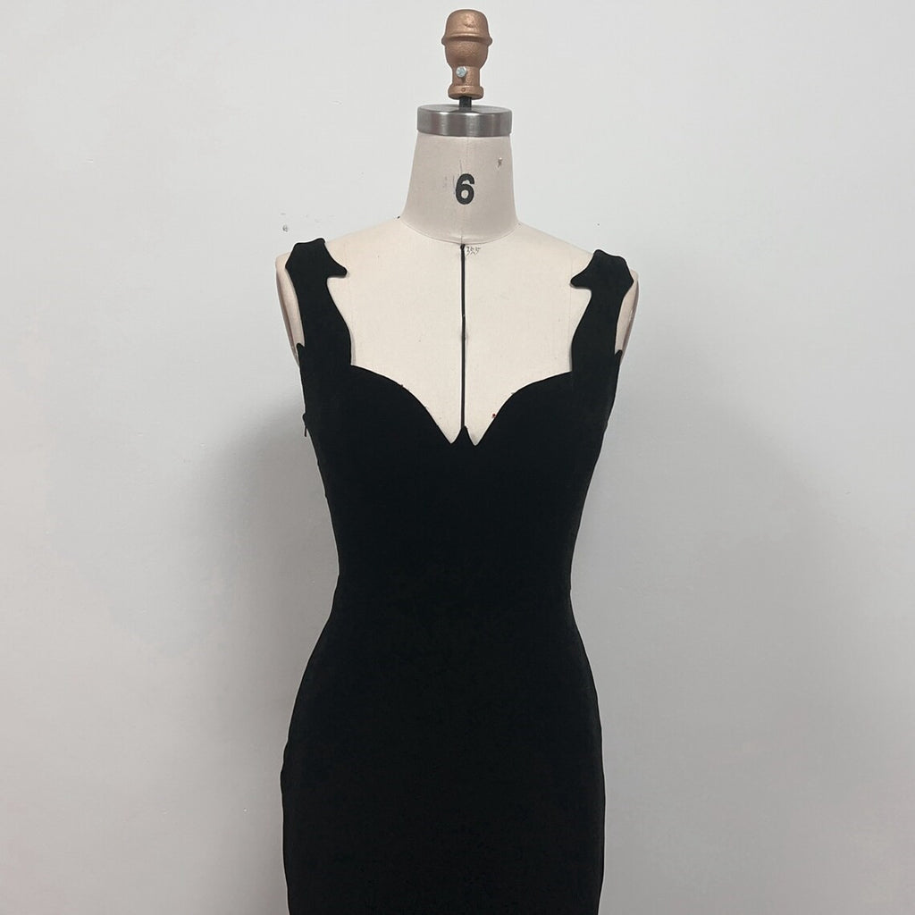 Black Rosemary Clooney Mermaid Velvet Celebrity Dress in White Christm Hoprom Black Rosemary Clooney Mermaid Velvet Celebrity Dress in White Christm Hoprom
