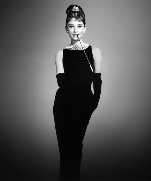 Breakfast at Tiffany's Audrey Hepburn Black Tight Dress