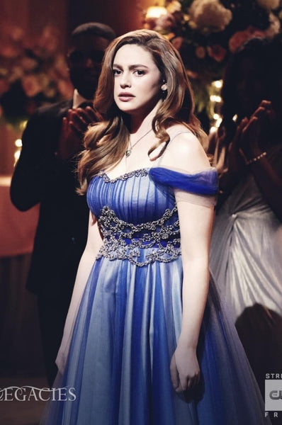 Blue Hope Mikaelson Dress Legacies Miss Mystic Falls Danielle Rose Russell Dress