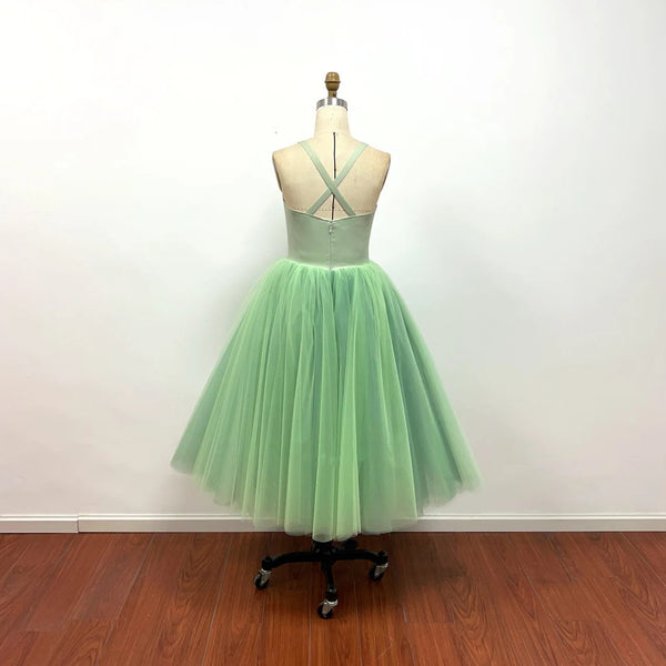 Carrie Bradshaw Green Tulle Dress Sex And The City Costume