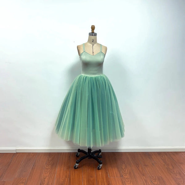 Carrie Bradshaw Green Tulle Dress Sex And The City Costume