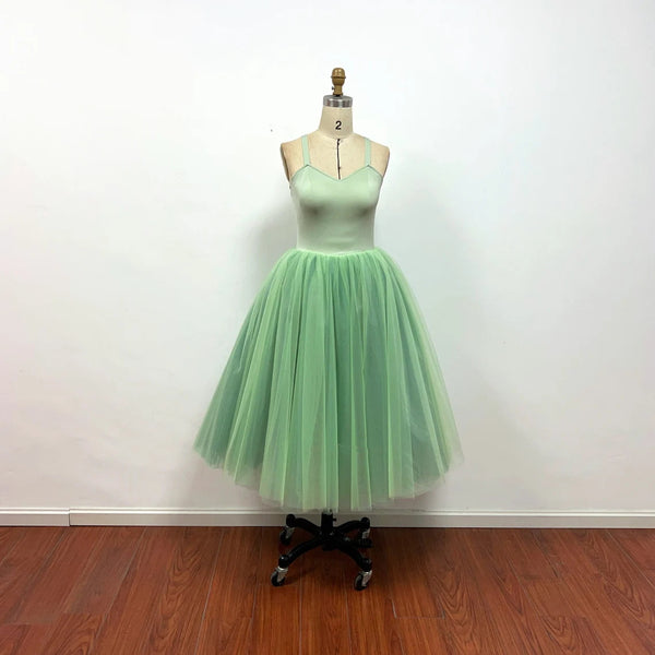 Carrie Bradshaw Green Tulle Dress Sex And The City Costume
