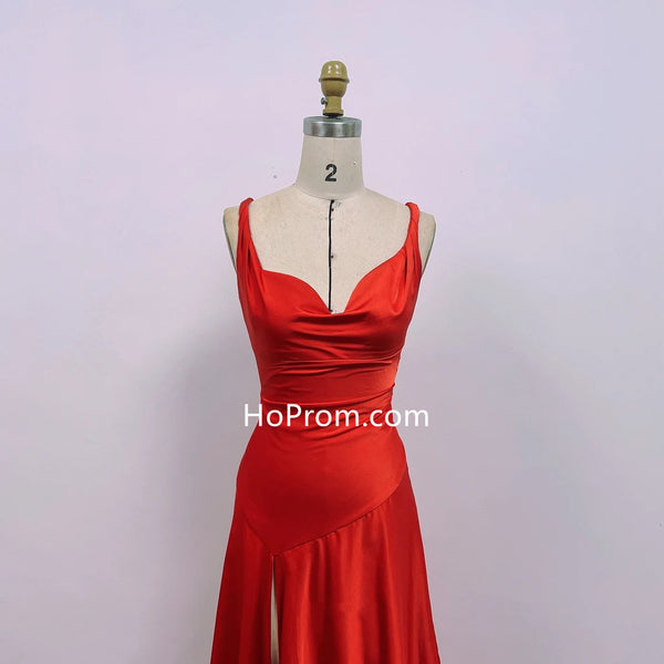 Caterina Murino as Solange Dimitrios Red Dress Evening Prom Dresses