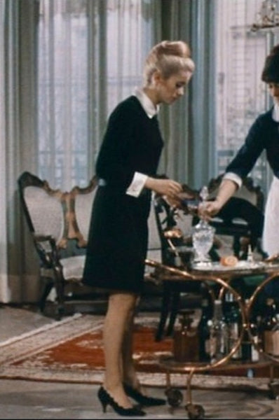 Catherine Deneuve Dress Little Black Formal Dress Belle de Jour Costume