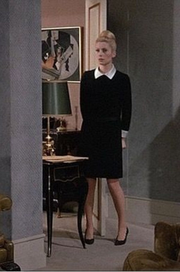 Catherine Deneuve Dress Little Black Formal Dress Belle de Jour Costum Hoprom Catherine Deneuve Dress Little Black Formal Dress Belle de Jour Costum Hoprom