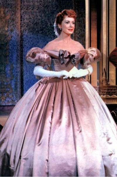 Deborah Kerr Dress Shall We Dance Dress Brown Ball Gown in The King and I