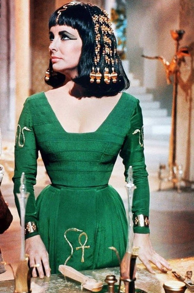 Elizabeth Taylor Dress Green Long Sleeve Prom Dress