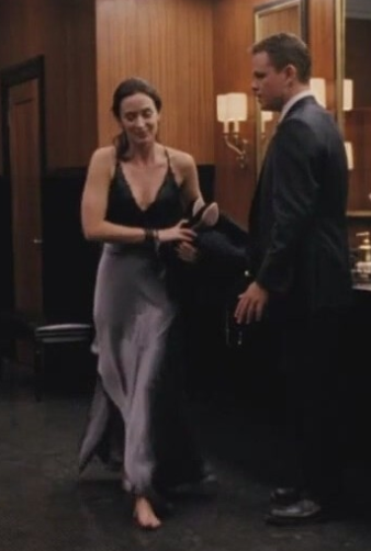 Emily Blunt Dress The Adjustment Bureau Backless Prom Dress