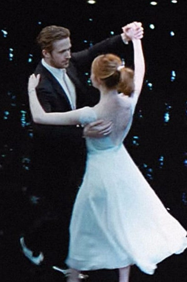Emma Stone White Dress La La Land Film Prom Dress – Hoprom Emma Stone White Dress La La Land Film Prom Dress – Hoprom