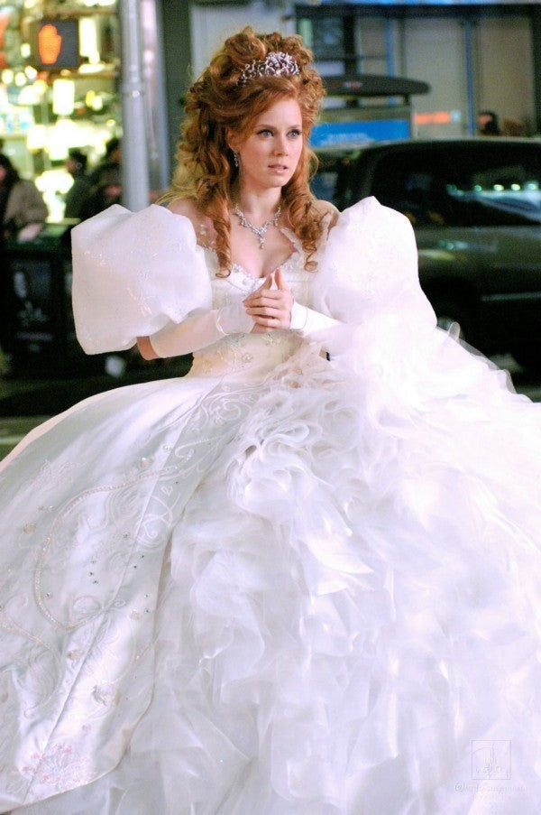 Enchanted Amy Adams Princess Giselle Dress White Puff Sleeve Wedding D Hoprom Enchanted Amy Adams Princess Giselle Dress White Puff Sleeve Wedding D Hoprom