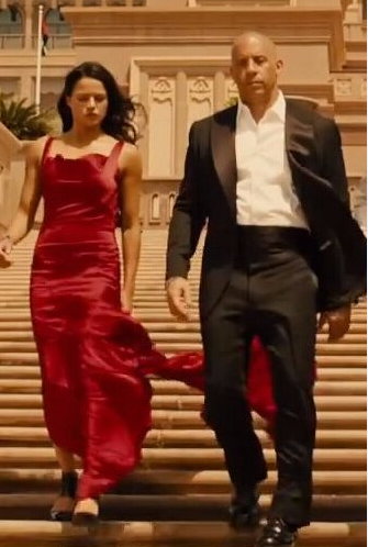 Fast Furious 7 Letty Red Dress Prom Formal Dress