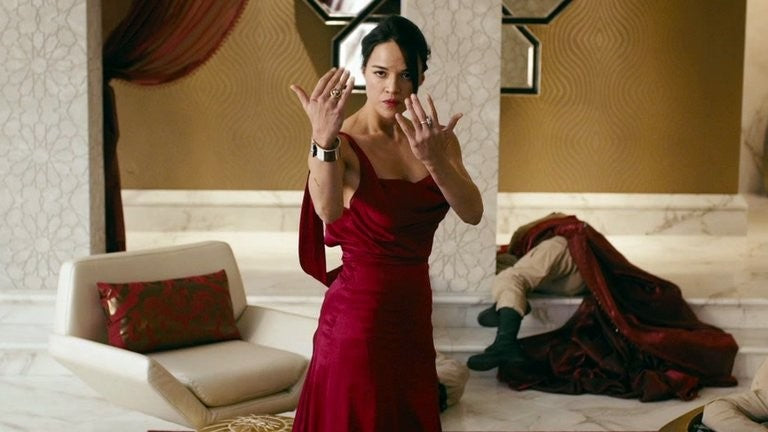 fast and furious red dress Fast & Furious 7