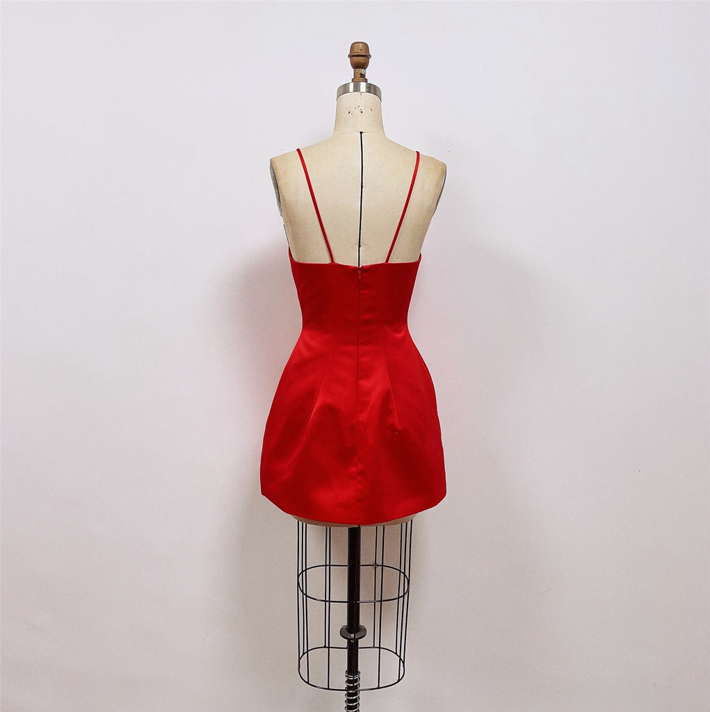 Selena Gomez Fit and Flare Little Red Dress Party Homecoming Dress Hoprom Selena Gomez Fit and Flare Little Red Dress Party Homecoming Dress Hoprom