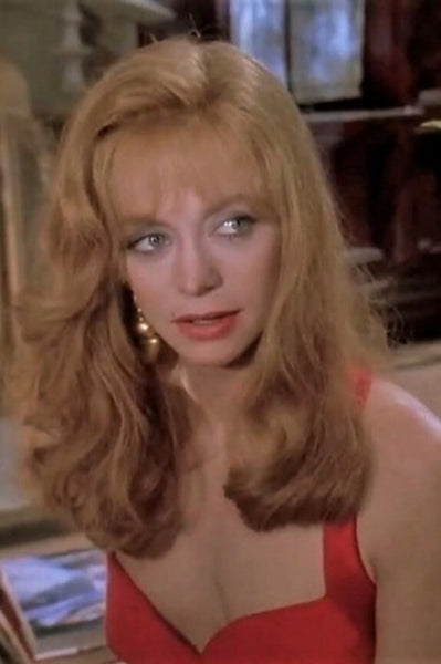 Goldie Hawn Red Dress Corset Chiffon Prom Dress in Death Becomes Her