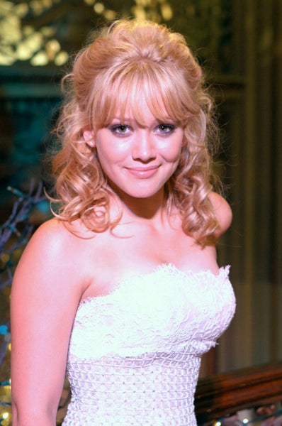 Hilary Duff A Cinderella Story White Dress Formal Prom Dress