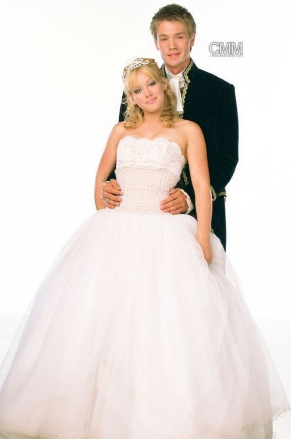 Hilary Duff A Cinderella Story White Dress Formal Prom Dress Hoprom Hilary Duff A Cinderella Story White Dress Formal Prom Dress Hoprom