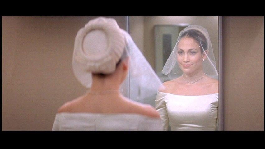 jlo red dress wedding planner Jennifer Lopez in The Wedding Planner, 2001