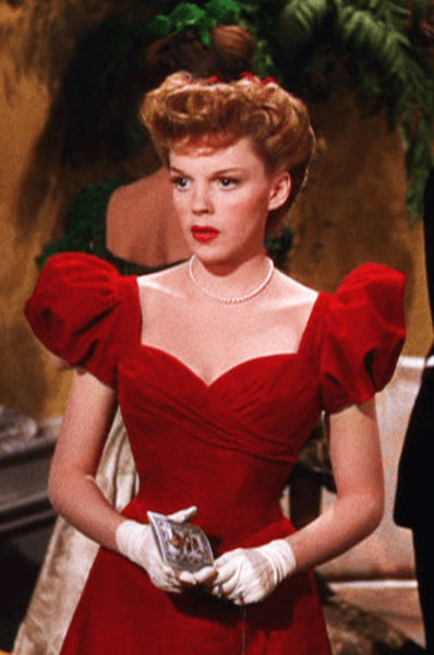 Judy Garland Dress Meet Me in St Louis Red Prom Dress