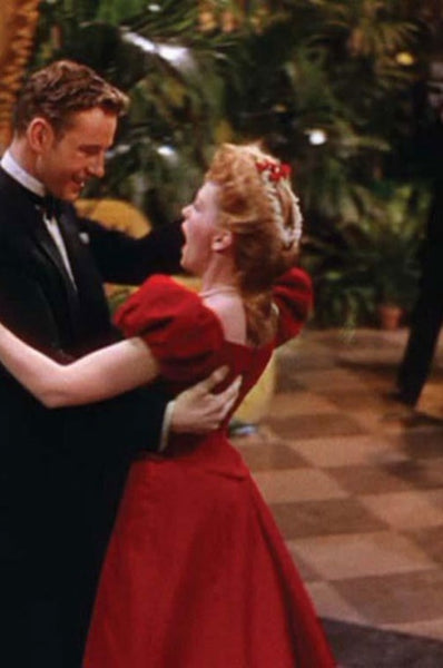 Judy Garland Dress Meet Me in St Louis Red Prom Dress