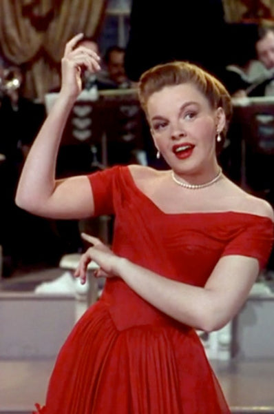 Judy Garland Red Dress Good Old Summer Time Prom Dress