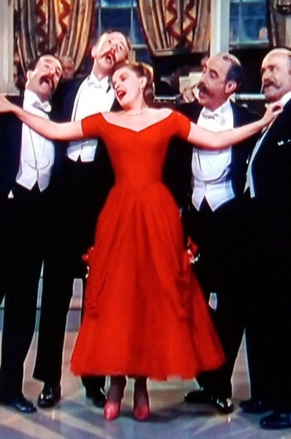 Judy Garland Red Dress Good Old Summer Time Prom Dress – Hoprom Judy Garland Red Dress Good Old Summer Time Prom Dress – Hoprom