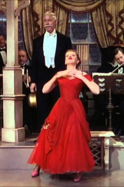 Judy Garland Red Dress Good Old Summer Time Prom Dress