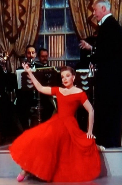 Judy Garland Red Dress Good Old Summer Time Prom Dress