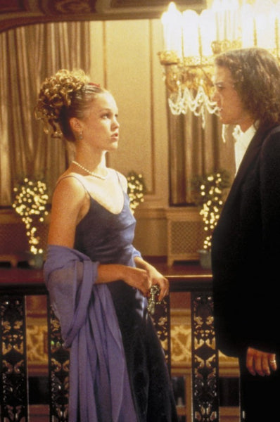 Julia Stiles As Kat Stratford Dress in 10 Things I Hate About You Prom Blue Dress