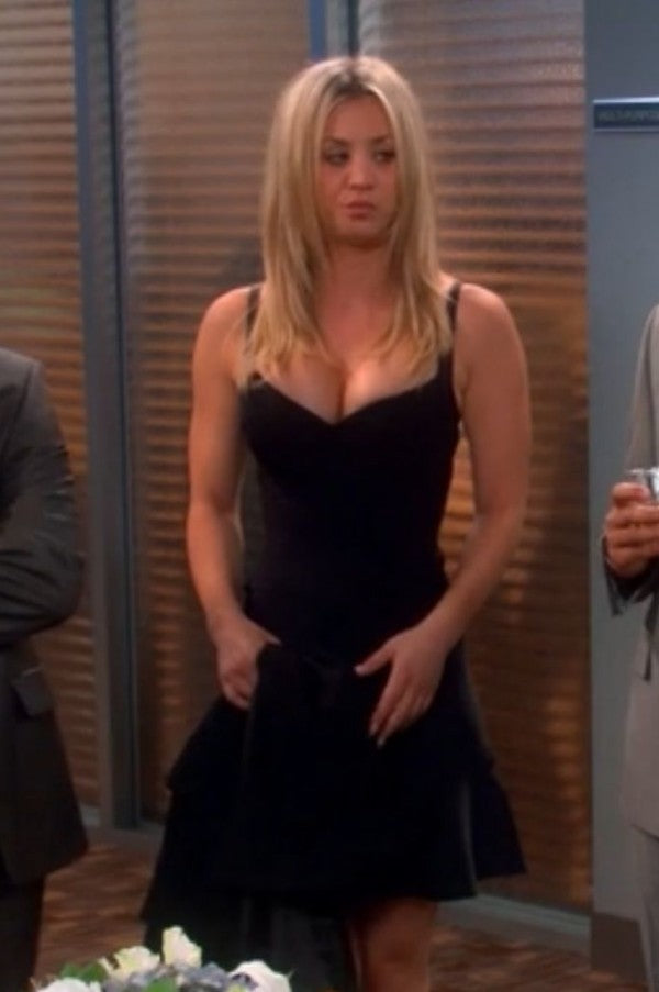 Kaley Cuoco Little Black Dress Short Prom Dress in The Big Bang Theory – Hoprom Kaley Cuoco Little Black Dress Short Prom Dress in The Big Bang Theory – Hoprom