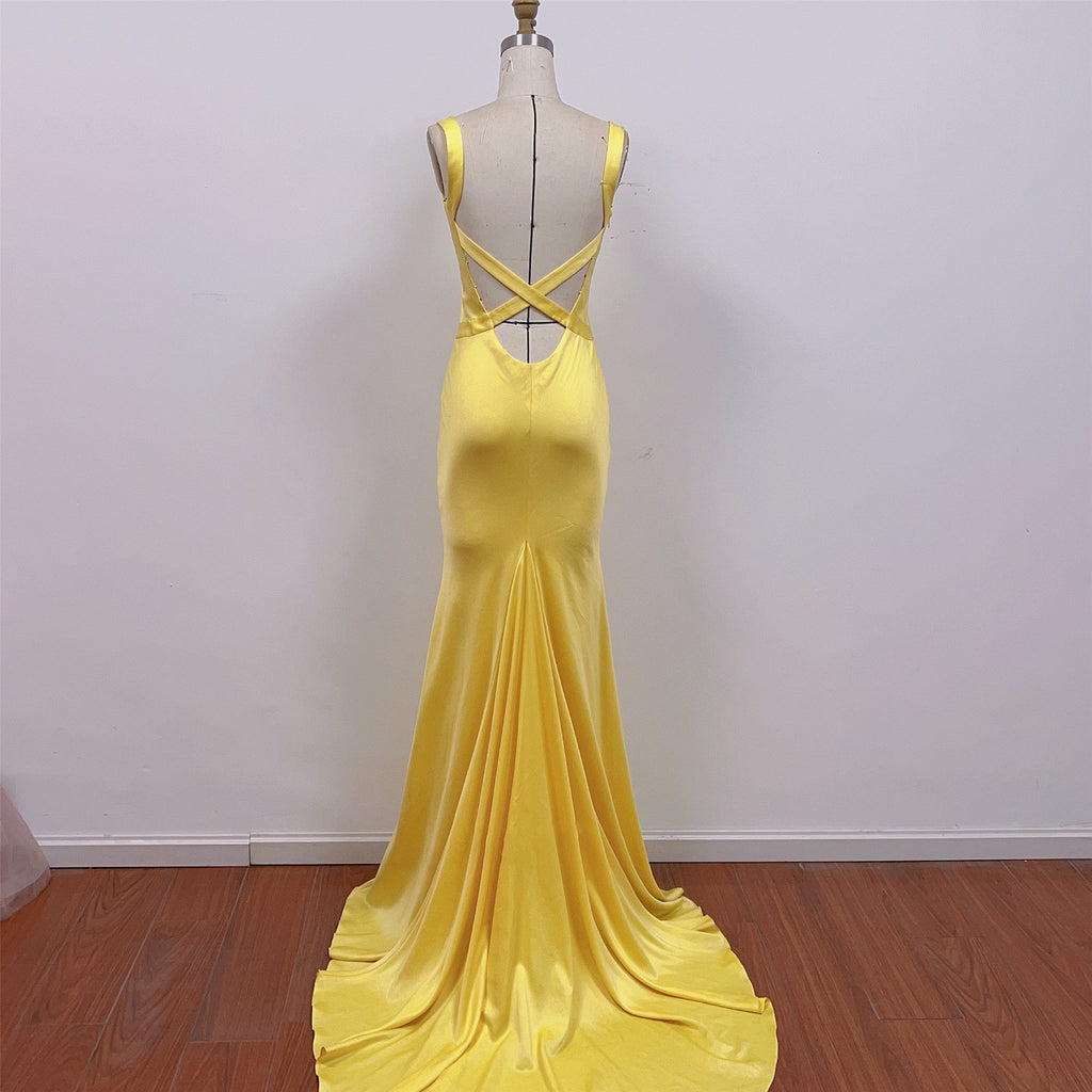 Kate Hudson Yellow Dress How to Lose a Guy in 10 Days Andie Backless P Hoprom Kate Hudson Yellow Dress How to Lose a Guy in 10 Days Andie Backless P Hoprom