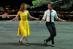 la la land yellow dress La La Land Emma Stone Short Yellow Dress Chiffon Cocktail Prom Dress –  Hoprom