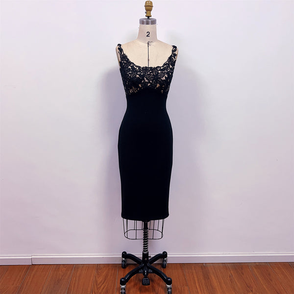 Little Black Bodycon Marilyn Dress inspired 1950s Cocktail Dress