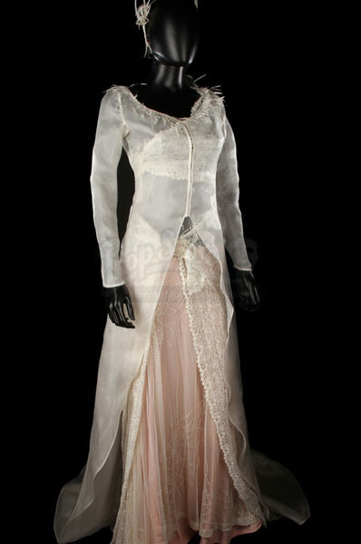Long Sleeves Keira Knightley Dress Love Actually Best Movie Feather Prom Dress