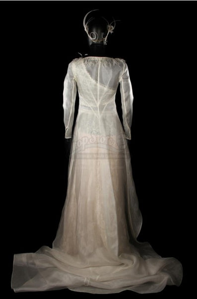 Long Sleeves Keira Knightley Dress Love Actually Best Movie Feather Prom Dress