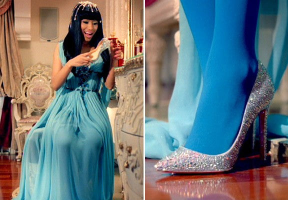Nicki Minaj Dress Moments for Life Blue Prom Dress Formal Gown