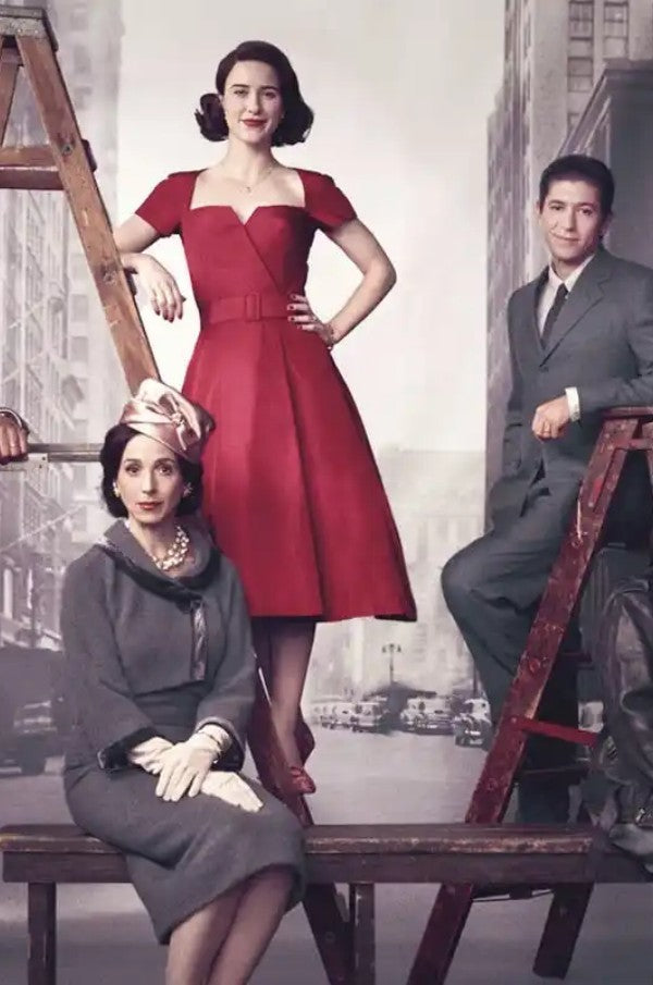 Rachel Brosnahan Red Short Dress The Marvelous Mrs. Maisel Red Short P – Hoprom