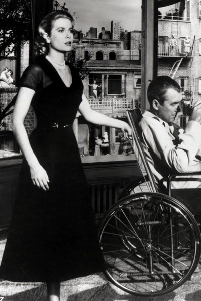 Rear Window Dress Grace Kelly Black Dress Inspired Prom Dress